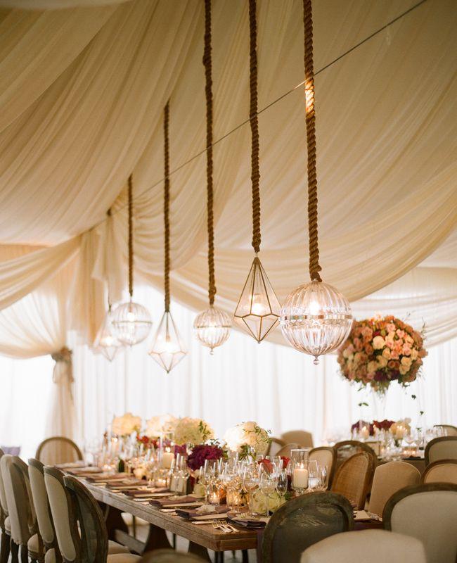 Wedding - Inspiration Of The Day: Prismatic Glass Lamps