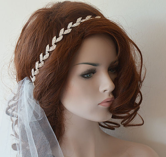 Hochzeit - Bridal Headband, Wedding Headband, Bridal Rhinestone Headband, Wedding Headband, Bridal Hair Accessories, Wedding Hair Accessories