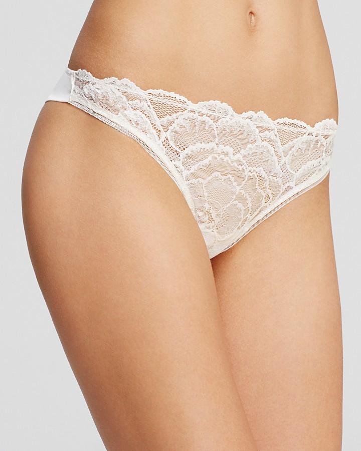 Hochzeit - Calvin Klein Underwear Thong - CK Black Lace 