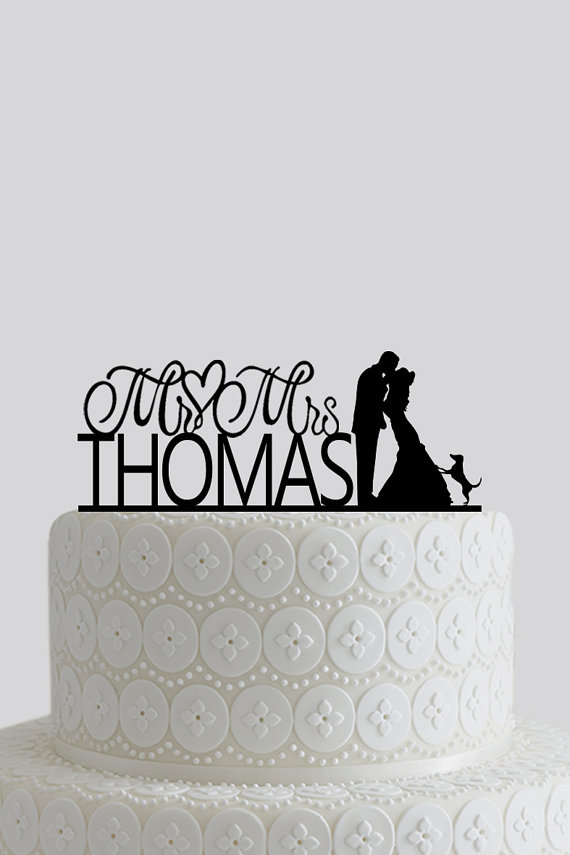 Hochzeit - Custom Wedding Cake Topper 