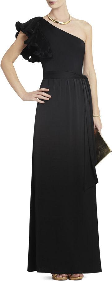 Mariage - Mel One-Shoulder Long-Length Dress