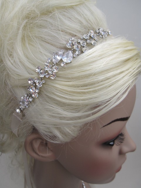 Hochzeit - Bridal headband wedding hair accessory bridal hair jewelry wedding  headband bridal jewelry wedding accessory bridal hair piece wedding comb