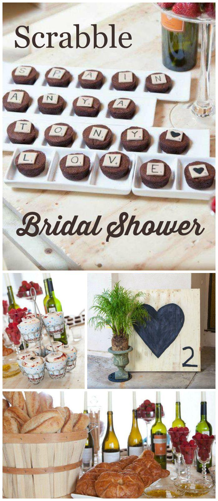 Wedding - Scrabble / Bachelorette "Scrabble Bridal Shower "