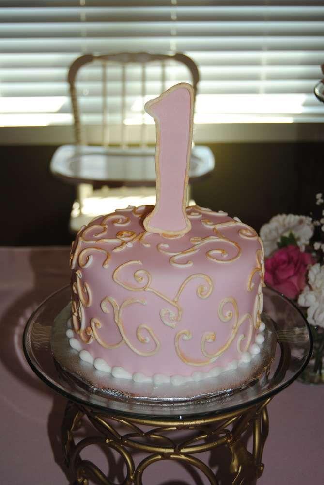 Hochzeit - Gold & Pink Birthday Party Ideas