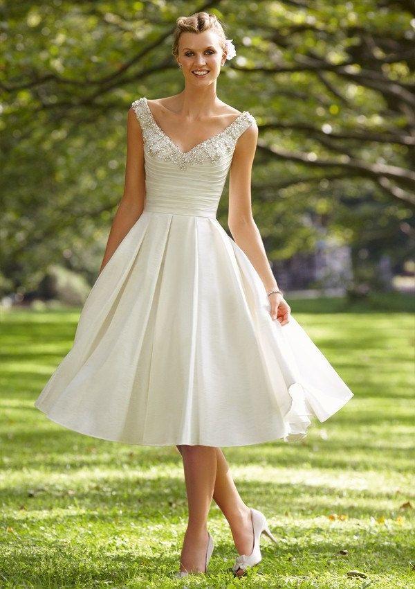 Wedding - Tea Length Wedding Dress