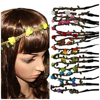 Wedding - Flower Crown - Flower Headband - Flower Crown Headband - Hippie Flower Headband - Boho Headband - Flower Headpiece - music festival