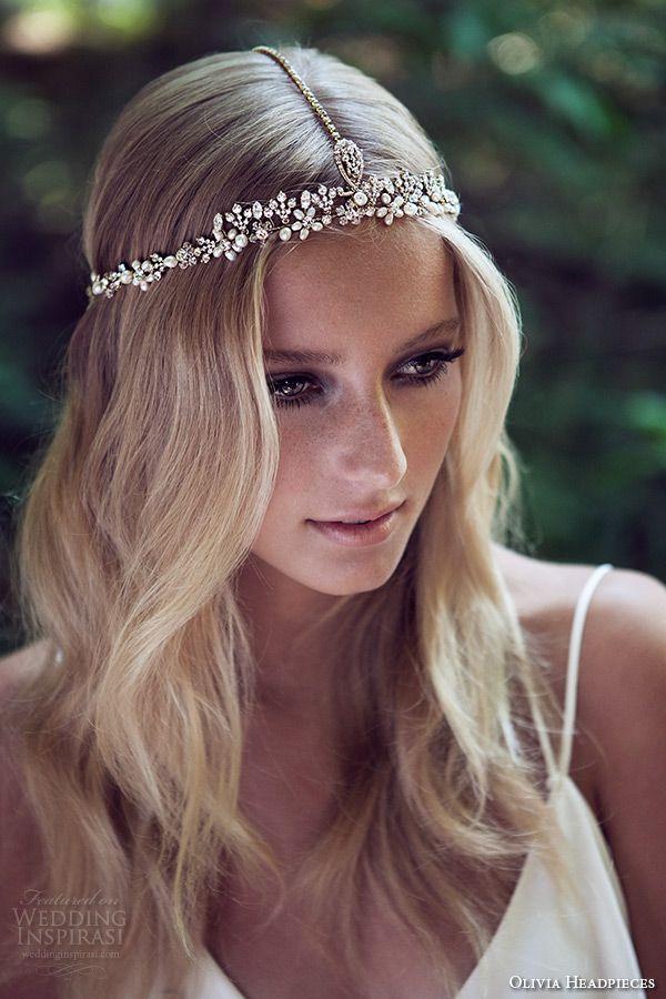 Hochzeit - Olivia Headpieces — W Label Bridal Hair Accessories