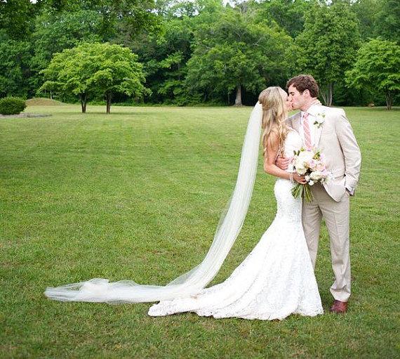 زفاف - Sheer Soft  Wedding Veil