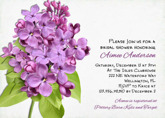 Hochzeit - Vintage Hydrangea Wedding Shower Invitation Printable Custom Invite