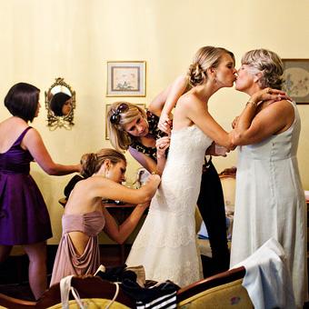 Mariage - Bride and her mom!
