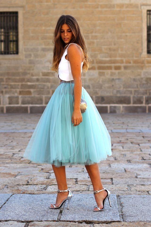 زفاف - 25 Trendy Midi Skirts Outfits