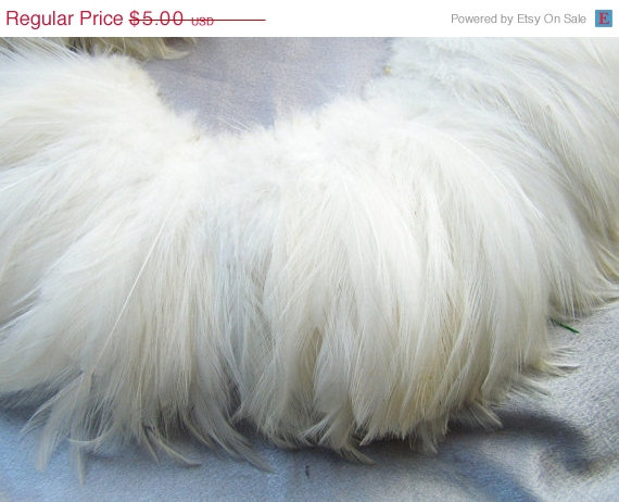 Свадьба - ON SALE 10% off natural white rooster feathers , bulk, lot, wholesale, feather supply, hair extensions, long feather