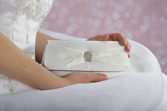 Hochzeit - Dyeable  Wedding Clutch - Choose From Over 100 Colors - Dyeable Clutch - Wedding Purse -  Clutch - Wedding Handbag - Dyeable Clutch Wedding