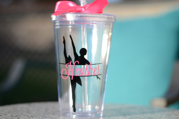 Hochzeit - Ballet Dancer Gift - Ballet Teacher Gift - Dancer Personalized Tumbler - Your choice of colors and personalization -Dancer Gift