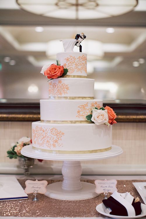 Mariage - A Peach-and-Ivory Wedding With Ocean Views In Washington State