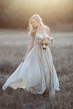 Wedding - Shimmer In Champagne With A Round Up Of High Fashion Champagne-Hued Bridal Gowns And Accessories