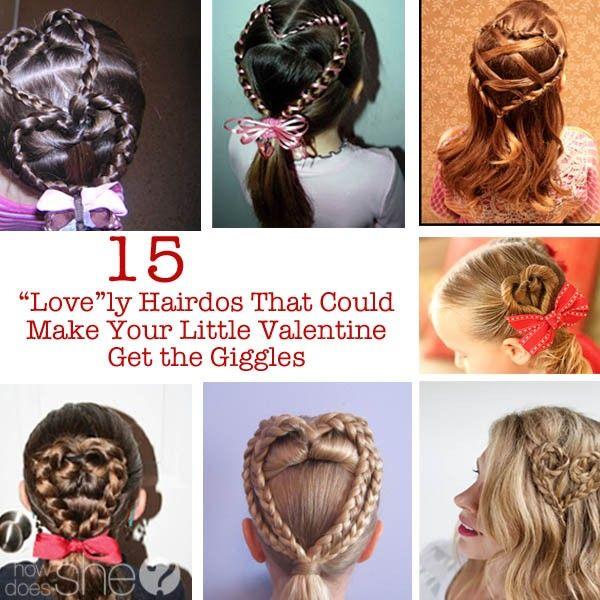 Свадьба - 15 "Love"ly Hairdos That Could Make Your Little Valentine Get The Giggles