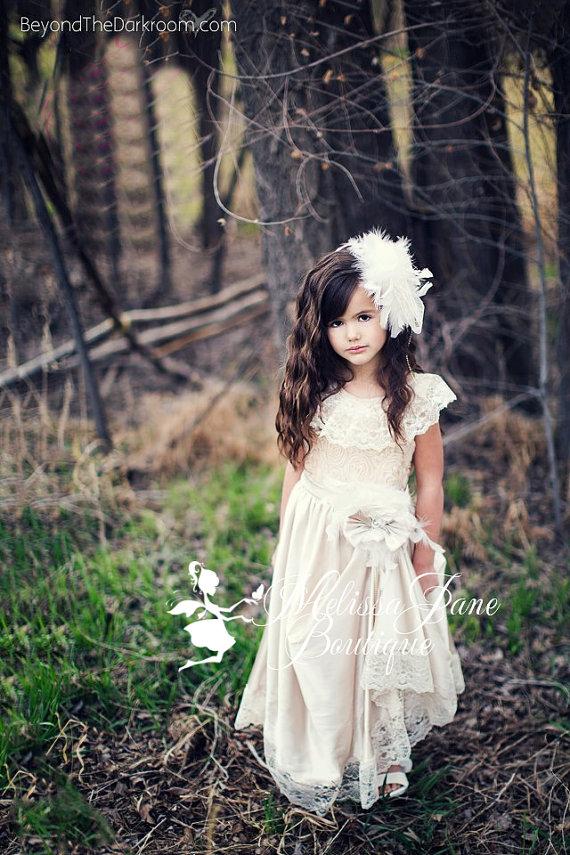 زفاف - Supreme Elegant Flower Girl Dress