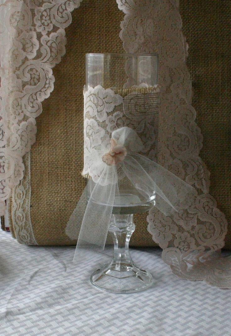 Hochzeit - Burlap And Lace