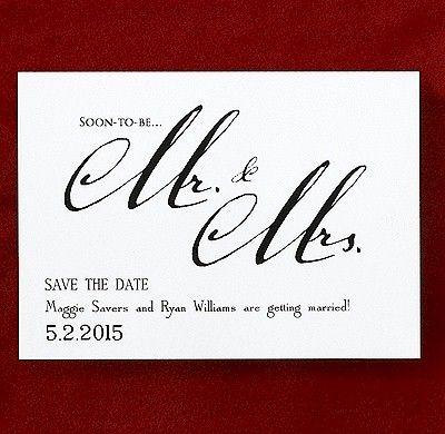Mariage - Save The Date Cards
