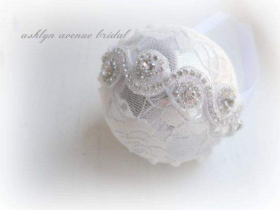 Mariage - Bridal Rhinestone Headband - Bride Hair Accessory - Bridal Party - Silver Beaded Jeweled, No. 104BDHB, Wedding, Prom Accessories