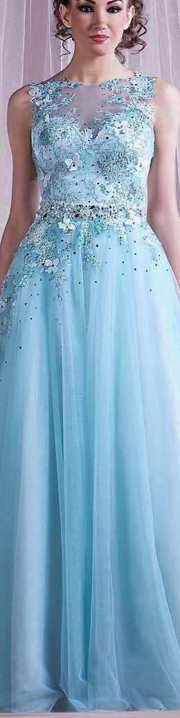 زفاف - Long Turquoise - Aqua - Blue Dresses