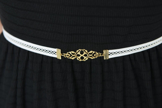 زفاف - Wedding Belt - Bridal Belt - Gold Belt - Net Belt - White belt - Wedding Dress Belt - Wedding Gown Belt - Bridal Accessories