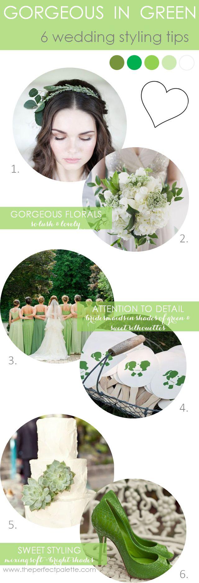 Hochzeit - Green Wedding Inspiration: Romantic, Ethereal, And Timeless
