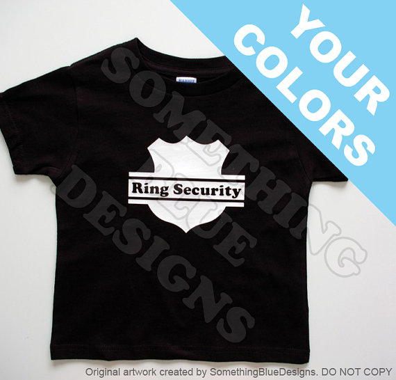 زفاف - Ring Security T-shirt