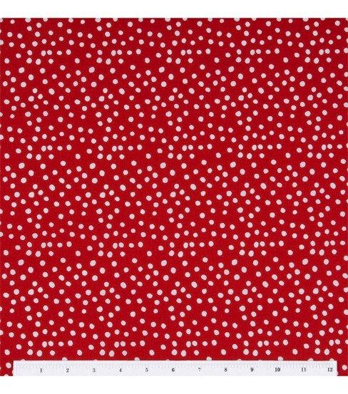 Wedding - TABLE RUNNER DOTTED Choose Length Scattered polka Dot White on Red Very Hungry Caterpillar Parties, Showers, Home Decor Chic Dots