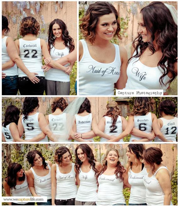 Mariage - Bachelorette Tanks, Racerback Tanks, Bridal Party Tanks, Wedding Party Tanks, Team Bride Tanks, Personalized Tank, Bridesmaid Gifts