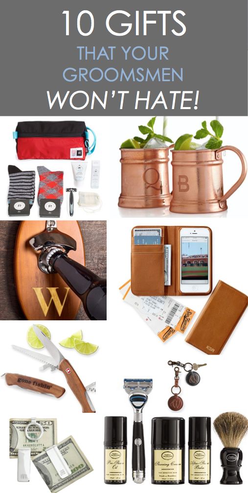 Mariage - 10 Gifts Your Groomsmen Won't Hate!