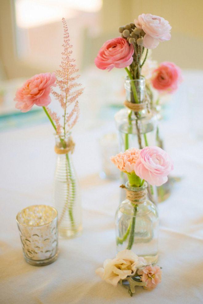 Hochzeit - Must See, Mint And Pink DIY Beach Wedding!
