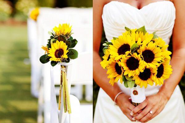 Mariage - Elegant Summer Fall Wedding Flowers