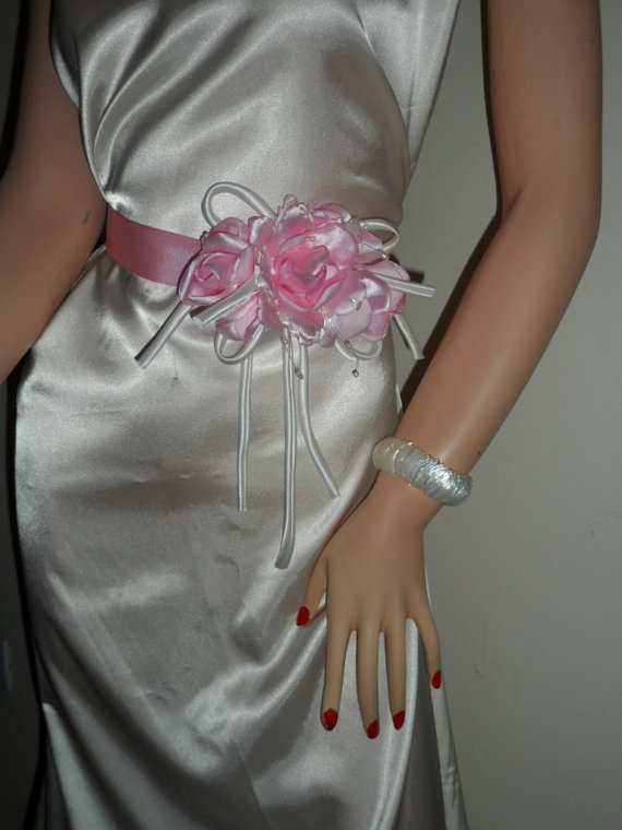 زفاف - Bridal sash, bridal belt, wedding belt, bridesmaids belt, wedding sash, satin sash