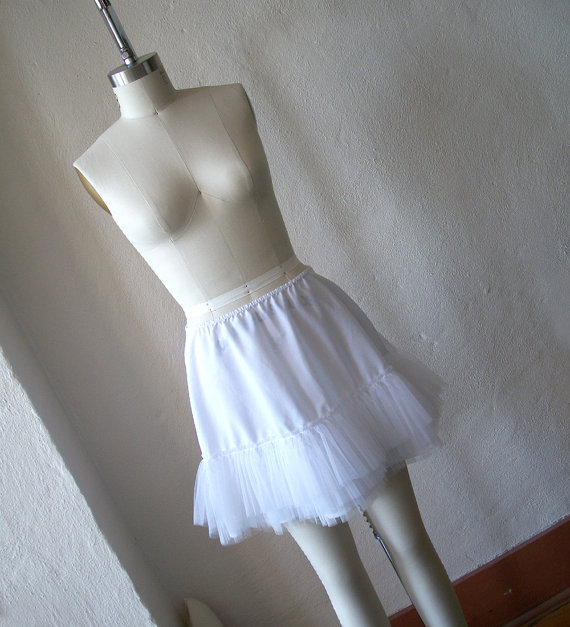 زفاف - Half Slip Petticoat White