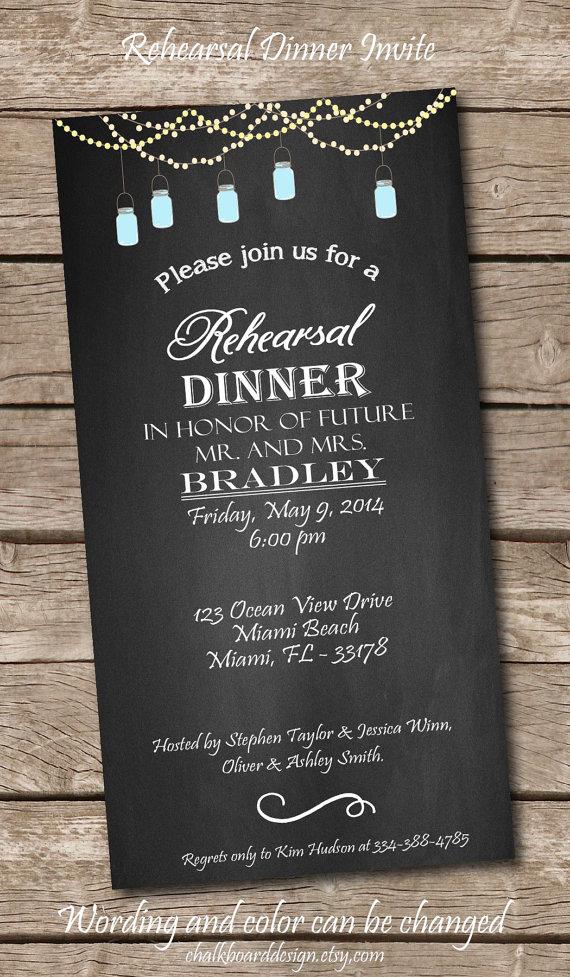 زفاف - Printable Rehearsal Dinner Invite, Printables, Custom Dinner invitation, DIY, wedding rehearsal invitation