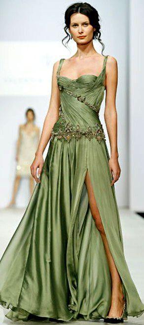 Wedding - Gowns.....Gorgeous Greens