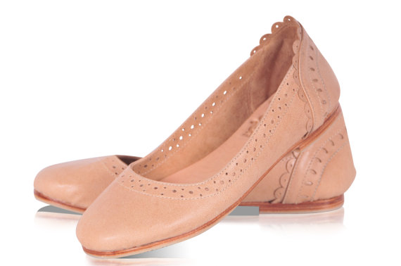 زفاف - ULUWATU.  leather ballet flats / leather flats / wedding shoes / womens shoes / ivory leather shoes. Available in different leather colors.