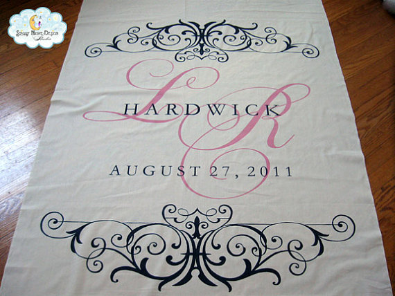 Hochzeit - Aisle Runner, Wedding Aisle Runner, Custom Aisle Runner on Quality Fabric that Won't Rip or Tear