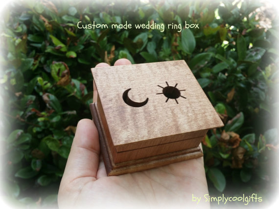 Mariage - wedding ring box, custom ring box, ring pillow box, personalized ring box, pillow box, ring box, wedding ring pillow, engagement ring box,