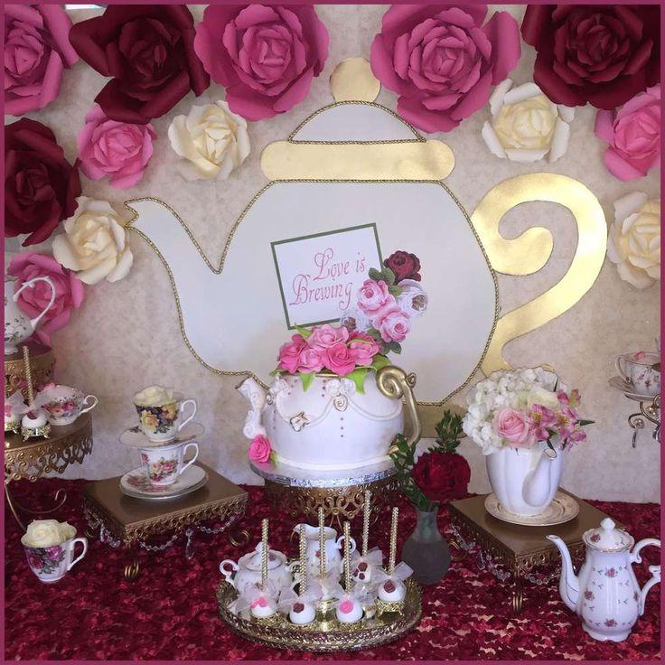 زفاف - Tea Party Bridal/Wedding Shower Party Ideas