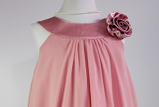 Mariage - Flower Girl Dress, Vintage Rose Summer Party, Special Occasion, Easter, Flower Girl Dress (ets0160rs)