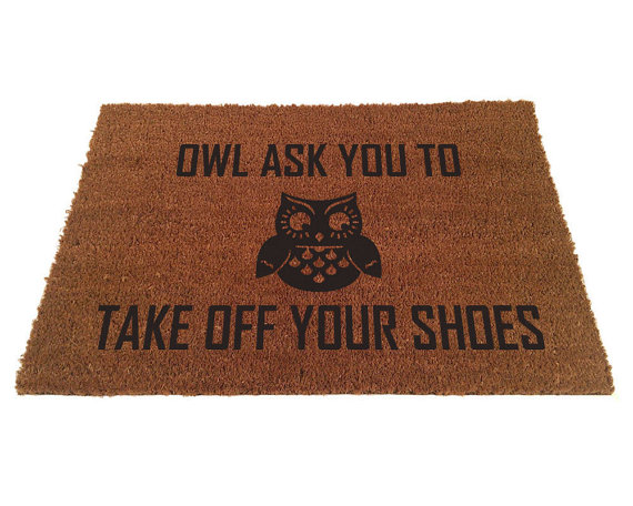 Shoes Doormat, Take Your Shoes Off Rug