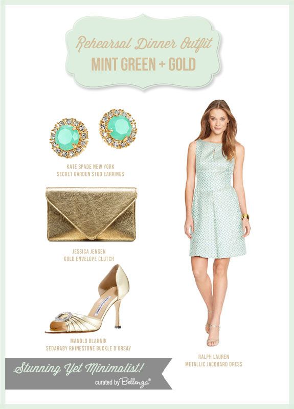 shoe color for mint green dress