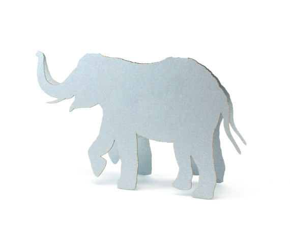 Mariage - Trumpeting Elephant Place Cards - Escort Cards, Wedding Place Cards, Baby Shower, Safari Animals, Zoo, Animals, Rustic Wedding, Place Card