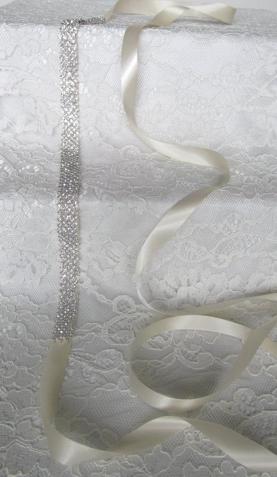 زفاف - Crystal Rhinestone Bridal Sash,Wedding sash,Bridal Accessories,Bridal Belt,Style #2