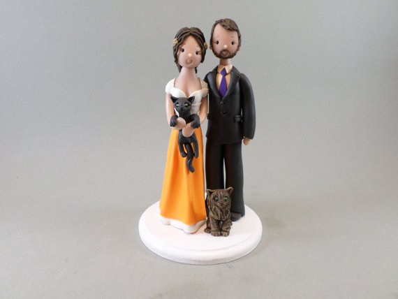 Hochzeit - Personalized Wedding Cake Topper