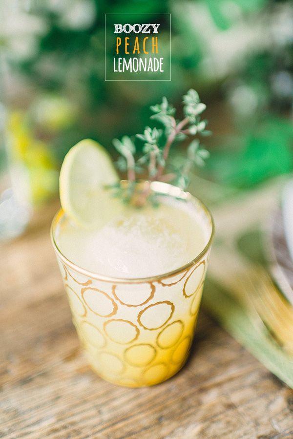 Wedding - Boozy Peach Lemonade