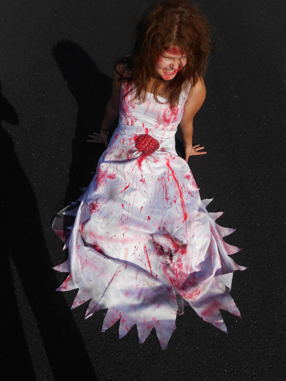 Mariage - Zombie Wedding  Dress  Adult 10